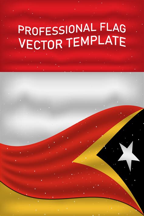 Timor Leste Flag Professional Vector Illustration - MasterBundles