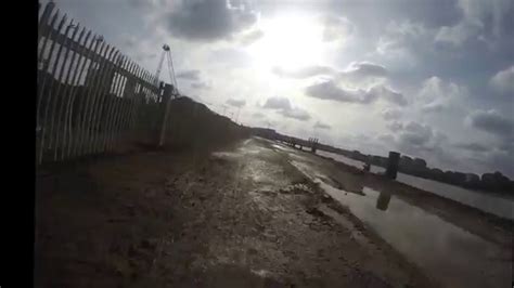 Thames Path cycle route Erith to Greenwich Time-lapse - YouTube