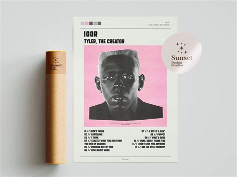 Tyler the Creator Poster // Igor Album Cover // EARFQUAKE // - Etsy | Music poster design, Tyler ...