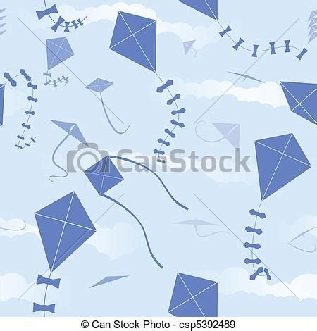 EPS Vectors of Seamless kite background - Seamless background of ... Eps Vector, Vectors, Vector ...