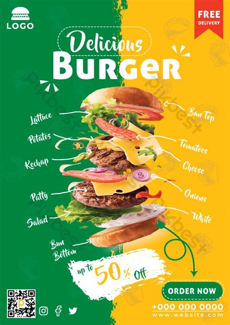 270,000+ Burger Promotion Flyers Templates | Free Graphic Design Templates PSD Download - Pikbest