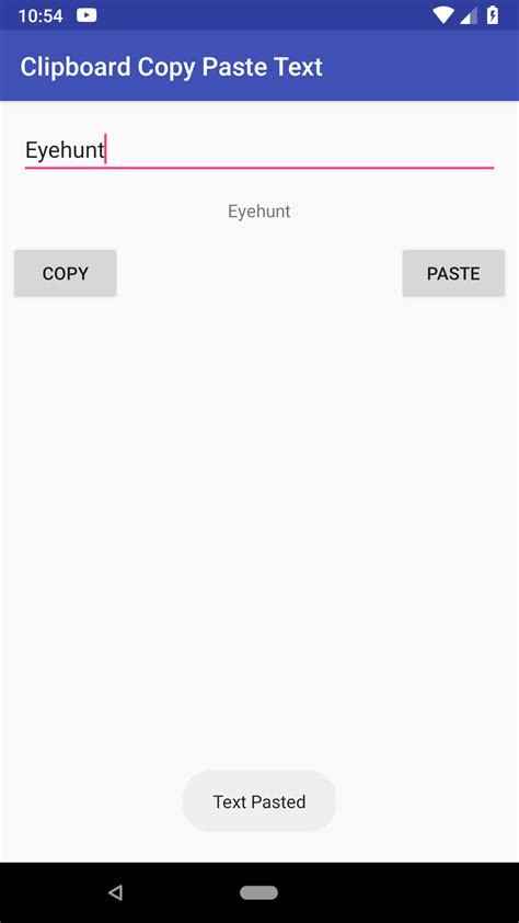 Android Clipboard - Copy and Paste Text Example in Kotlin - EyeHunts