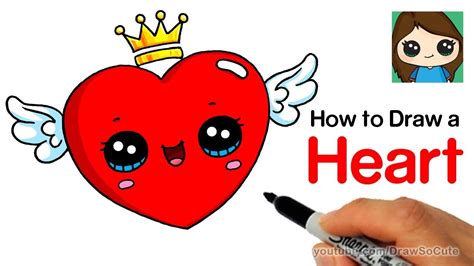 Cute Drawings Love Hearts - Goimages Connect