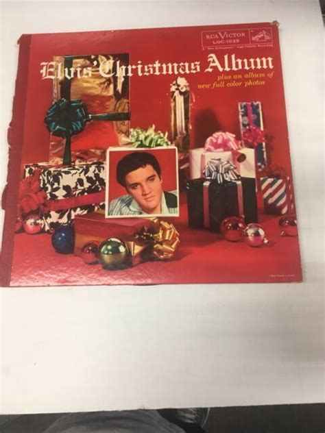 Elvis Blue Christmas Album LP | eBay