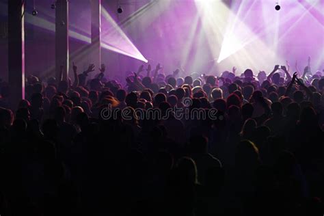 People dancing at disco stock photo. Image of crowd, show - 62985354