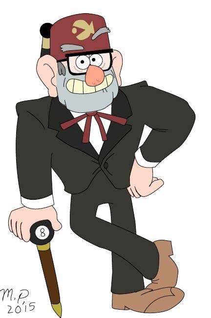 Gravity Falls: Grunkle Stan (Colored) by SpongeDudeCoolPants on DeviantArt