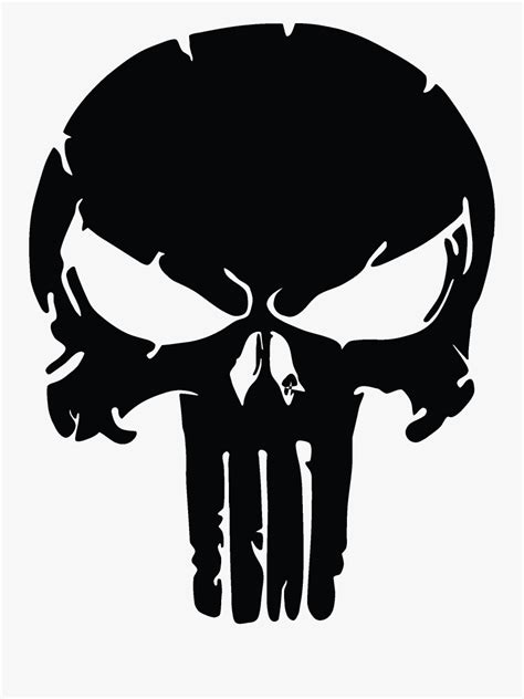 Punisher Skull Logo Vector , Free Transparent Clipart - ClipartKey