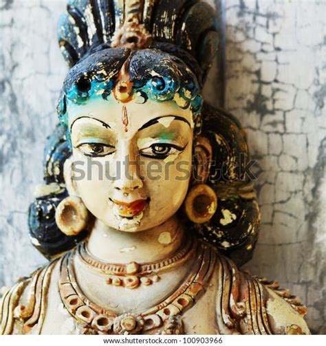 Ancient Hinduism God Sculpture On Sri Stock Photo (Edit Now) 100903966