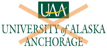 UAA logo do’s and don’ts | University Relations | University of Alaska Anchorage