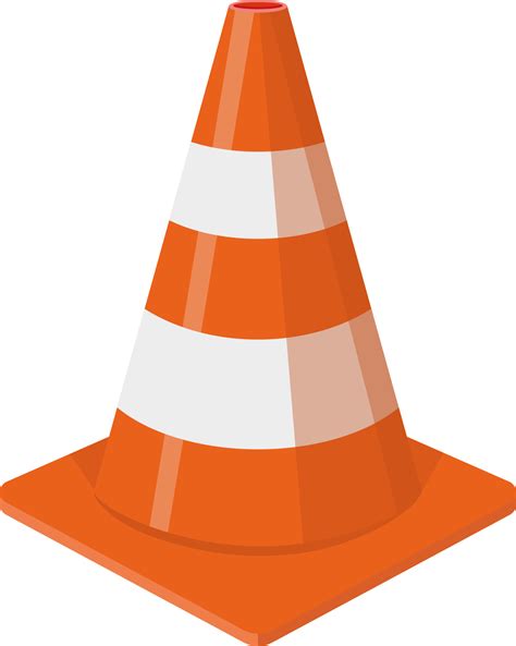 traffic cone vector illustration 10705494 Vector Art at Vecteezy