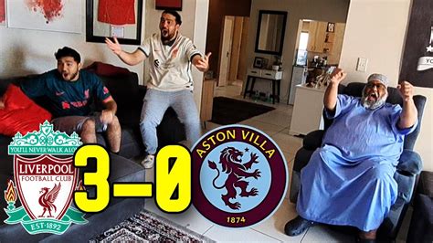 LIVERPOOL vs ASTON VILLA (3-0) LIVE FAN REACTION!! SZOBOSZLAI FIRST ...