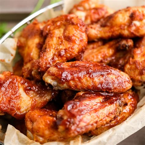 Air Fryer BBQ Chicken Wings - Fresh Coast Eats