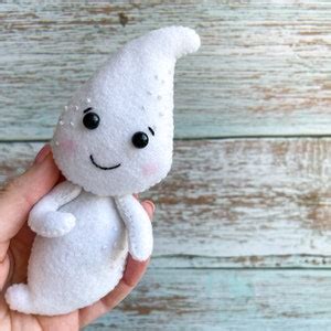 Halloween Ghost Pattern PDF Pattern Easy Pattern Ghost Halloween Ornament Tutorial Ghost Felt ...