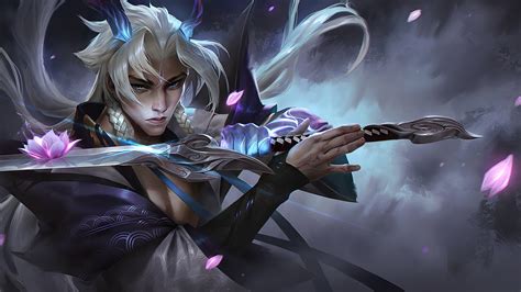 Wallpaper ID: 574622 / Riot Games, League of Legends, spirit blossom, Yone (League of Legends ...