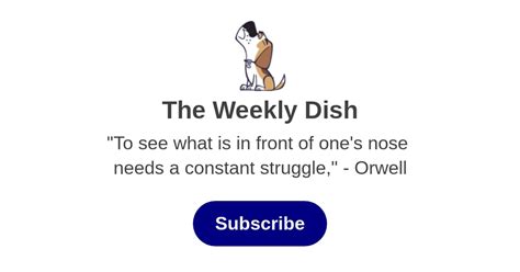 The Weekly Dish | Andrew Sullivan | Substack