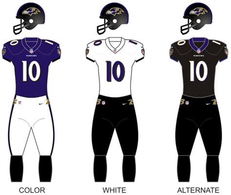 File:Baltimore ravens uniforms.png - Wikimedia Commons