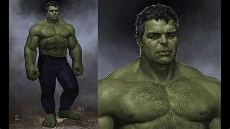 War MACHINE: Avengers Endgame Hulk Concept Art