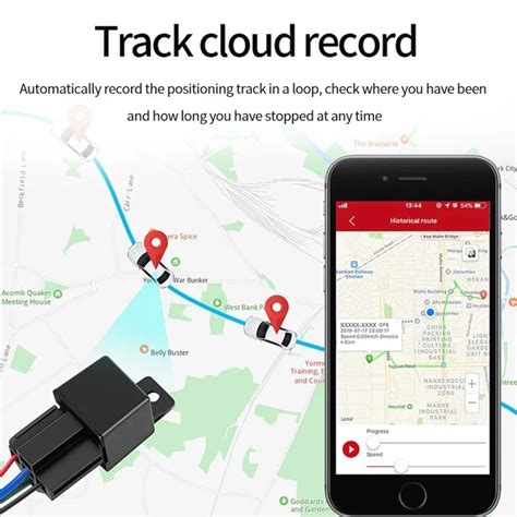 Vehicle 4 Pin GPS Real Time Tracking Tracker Mini Anti-theft Device ...