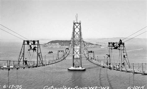 History in Photos: San Francisco Bay Bridge Construction