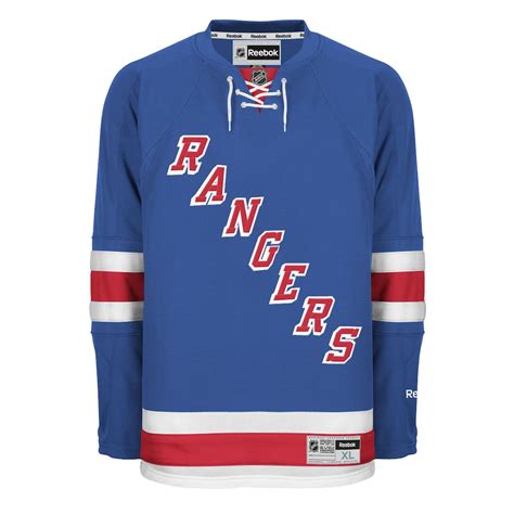 Reebok New York Rangers Men's Premier Home Jersey - Blue