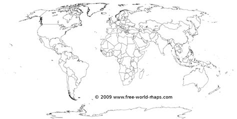 Political Map Of The World Printable - Eloise Michaella