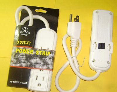 3 outlet power strip circuit breaker