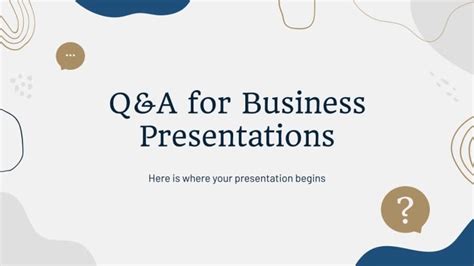 Q&A for Business Presentation | Google Slides & PowerPoint