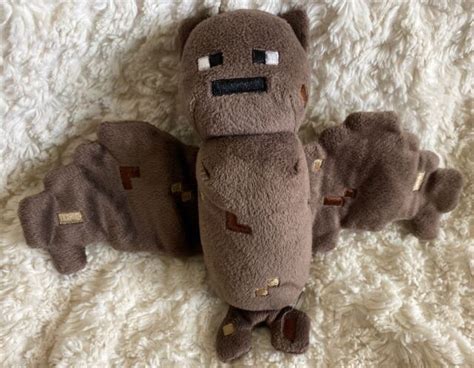 Mojang Minecraft Brown Fleece BAT Plush Stuffed Animal Toy 10” | eBay