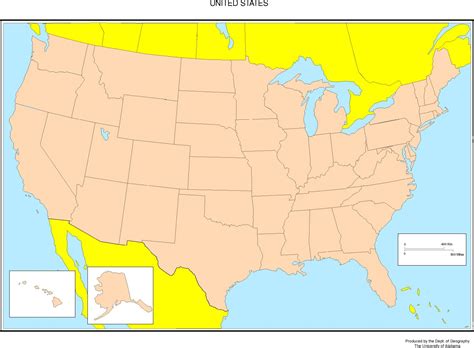 Printable Usa Map With Capitals / Waterproofpaper Com / | Image Mosley