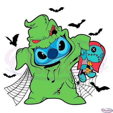 Stitch Oogie Boogie Halloween SVG For Cricut Sublimation Files