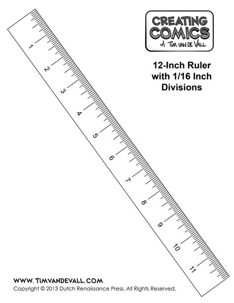 Printable Paper Ruler