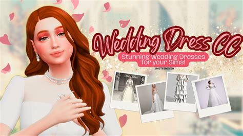 10+ Absolutely Perfect Wedding Dress CC for Your Sims' Special Day ...