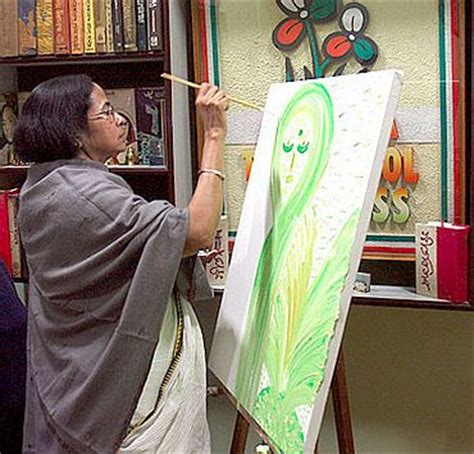 Mamata's paintings sold out for over Rs 1 crore! - Rediff.com News