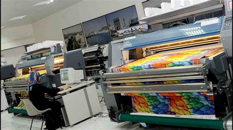 Modern Textile Printing Technology & Machine - YouTube
