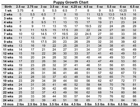 Boxer Weight Chart By Age