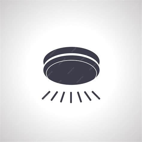 Premium Vector | Smoke alarm detector isolated icon