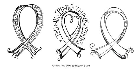 Think Pink! Free Downloadable Coloring Pages! - Zenspirations