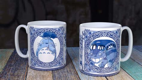 Studio Ghibli Blue Willow Totoro Inspired 10 oz Mug, Anime Gift, Totoro ...