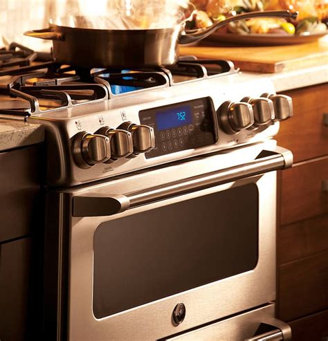 Customer Reviews: GE Cafe 6.7 Cu. Ft. Self-Cleaning Freestanding Double Oven Gas Convection ...