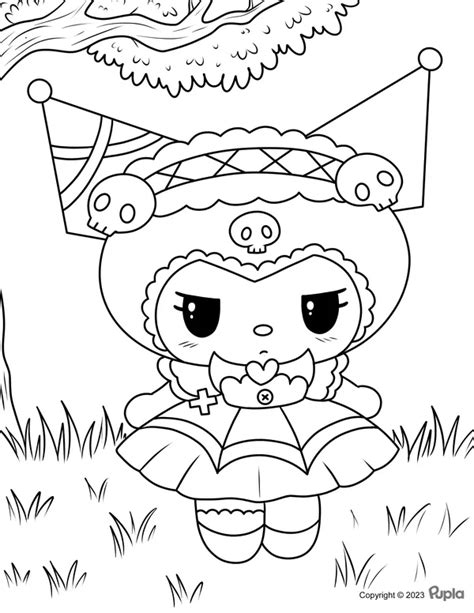 Pin on Kuromi Coloring Pages