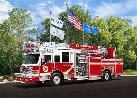 Pierce Fire Truck - Velocity 75' Heavy Duty Aluminum Ladder delivered to Township of Lyndhurst - FSS