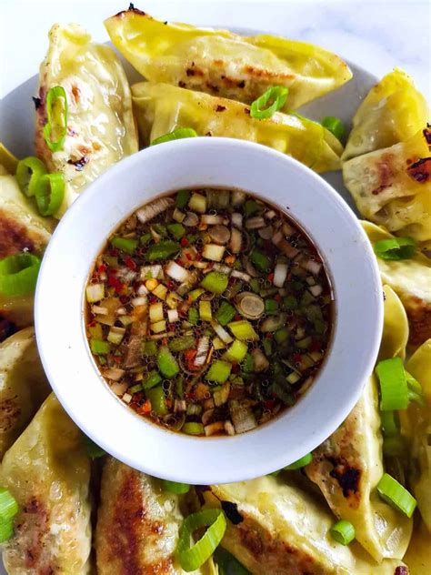 Easy Gyoza Sauce - 5 Minute Recipe! - Hint of Healthy