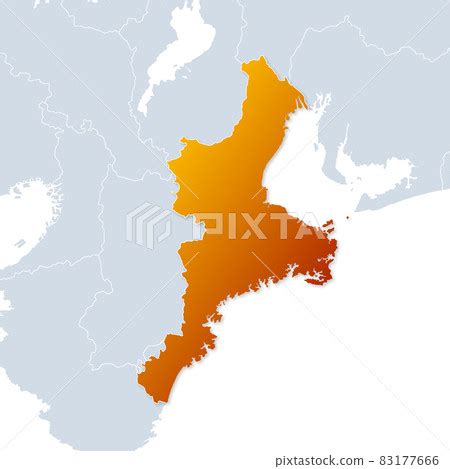 Mie Prefecture Map - Stock Illustration [83177666] - PIXTA