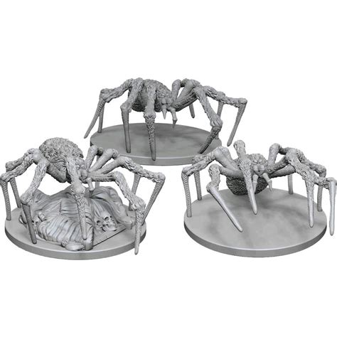 D&D Unpainted Nolzur's Marvelous Miniatures Spiders | D&d, Miniatures, Spider