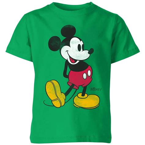 Disney Mickey Mouse Classic Kick Kids' T-Shirt - Green Clothing - Zavvi UK