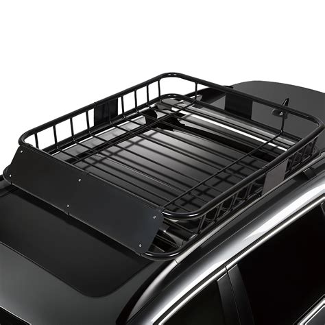 Large Steel Car SUV Rooftop Roof Luggage Cargo Rack Basket