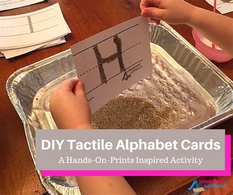 DIY Tactile Alphabet Cards