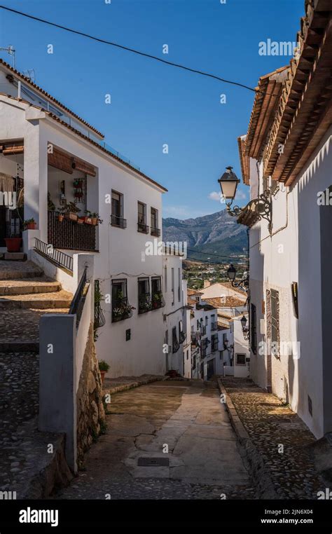 Altea old town, Alicante, Spain Stock Photo - Alamy