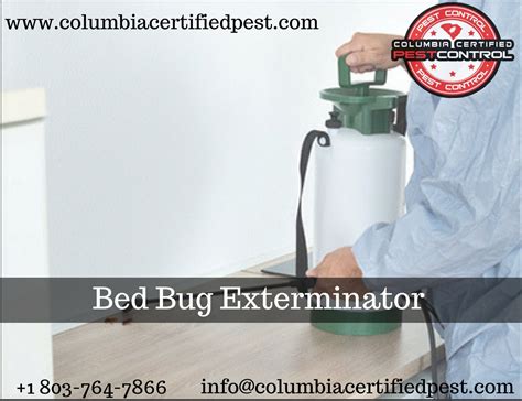 When you want the best bed bug exterminators in Elgin SC know that Columbia Certified Pest ...