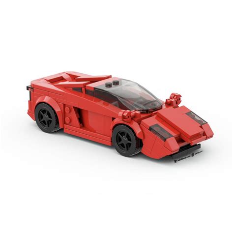 LEGO MOC 6-Wide Sports Car Instructions by AFOL.TV | Rebrickable ...